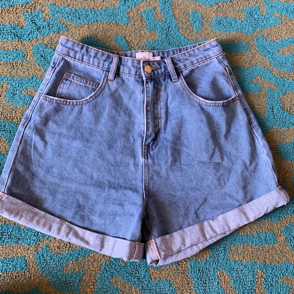 Princess Polly Pants - Princess Polly mom jean shorts